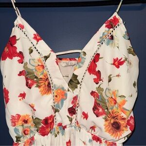 Sienna Sky Floral V-Neck Romper